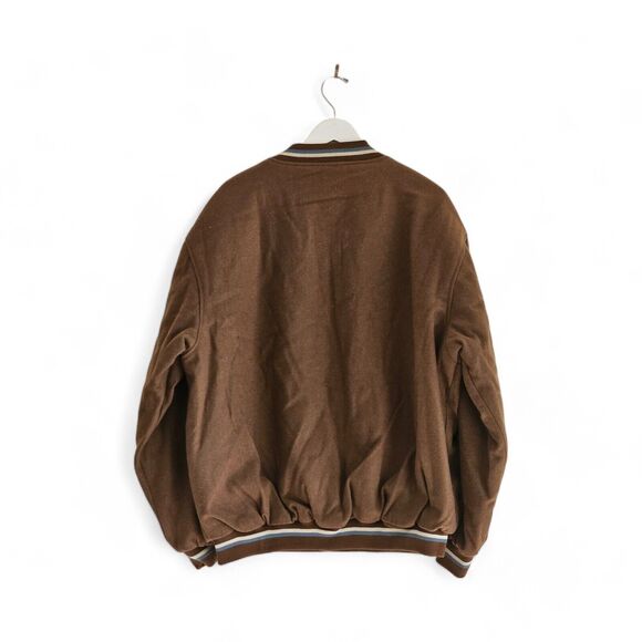 Newark Dodgers Negro Leagues JC Freeman and Son 1920s Wool Brown Jacket Mens XXL - Picture 2 of 8